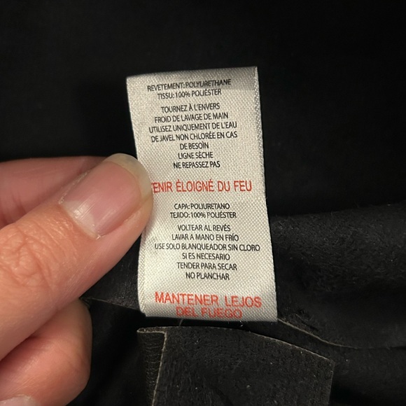 Jason Wu Black Vegan Leather Y2K Pants Size 2 Cargo - Picture 7 of 7